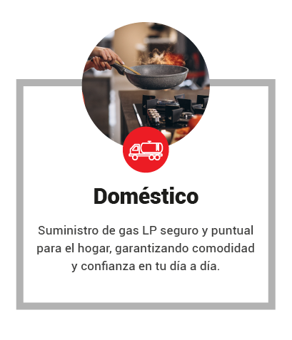 Doméstico — Suministro de gas LP para el hogar